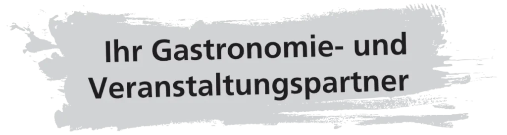 Tasche Getränke Claim "Ihr Gastronomie- und Veranstaltungspartner"